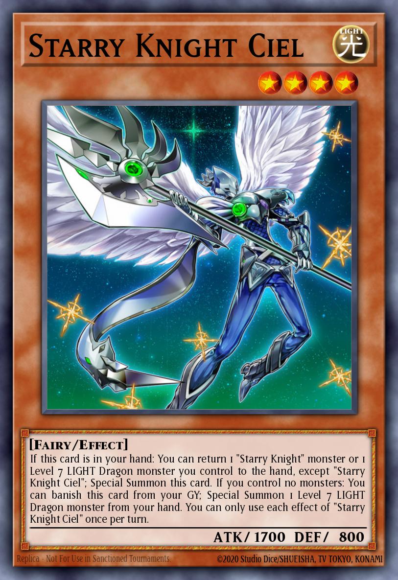 Starry Knight Ciel Yu-Gi-Oh card