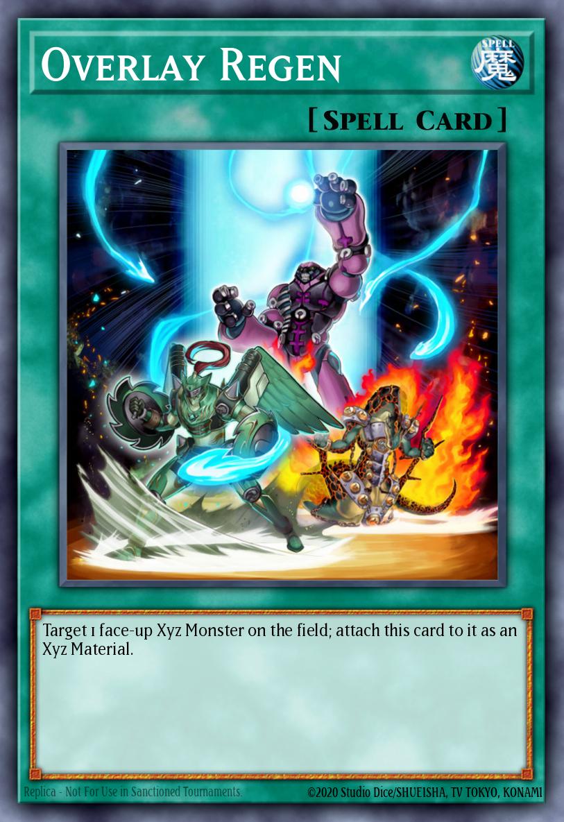 Overlay Regen Yu-Gi-Oh card