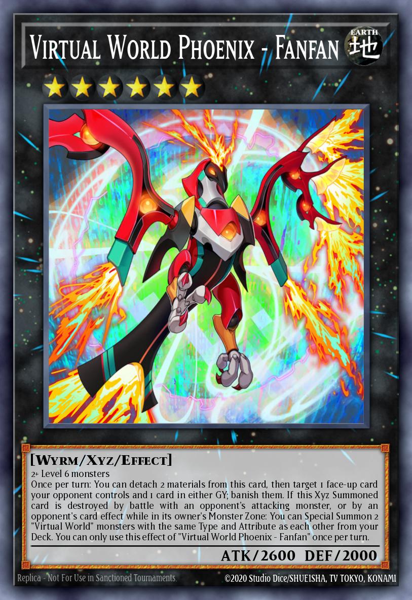 Virtual World Phoenix - Fanfan Yu-Gi-Oh card