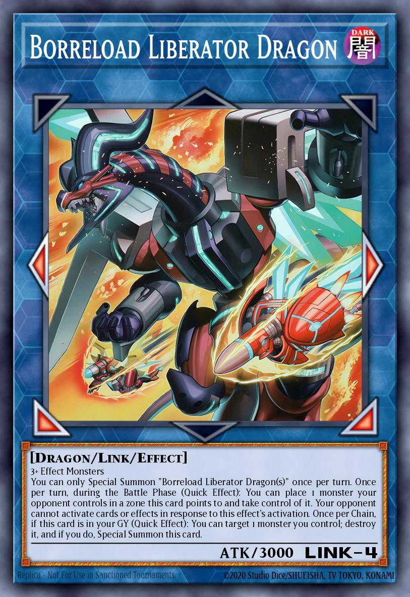 Borreload Liberator Dragon Yu-Gi-Oh card