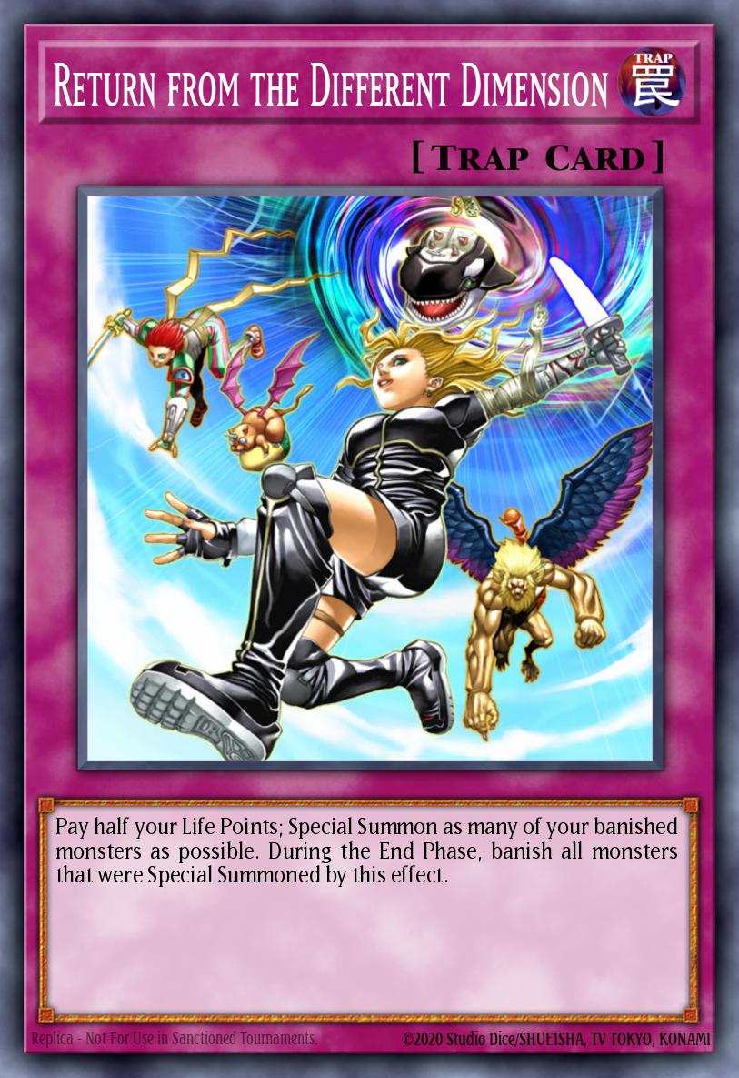 Return from the Different Dimension Yu-Gi-Oh card