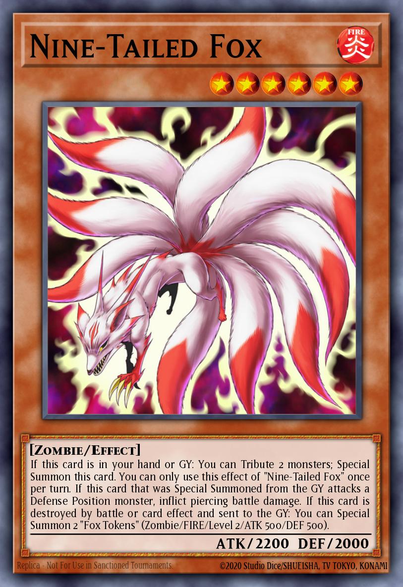 Nine-Tailed Fox Yu-Gi-Oh card