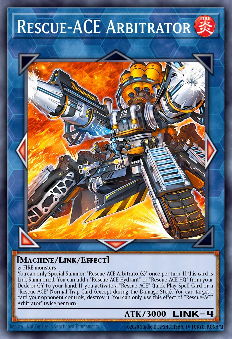 Rescue-ACE Arbitrator Yu-Gi-Oh card