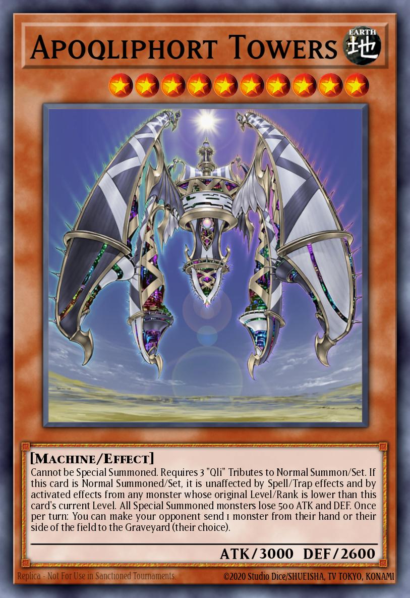 Apoqliphort Towers Yu-Gi-Oh card