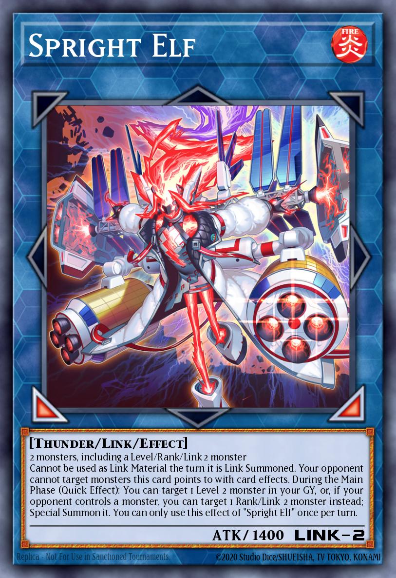 Spright Elf Yu-Gi-Oh card