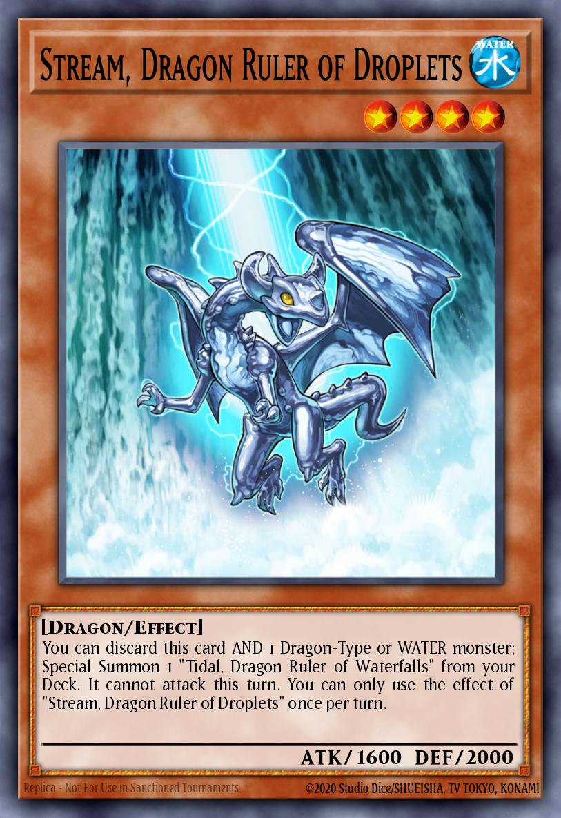 Stream, Dragon Ruler of Droplets Yu-Gi-Oh card