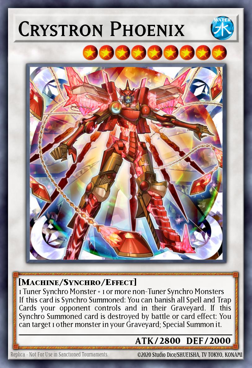 Crystron Phoenix Yu-Gi-Oh card