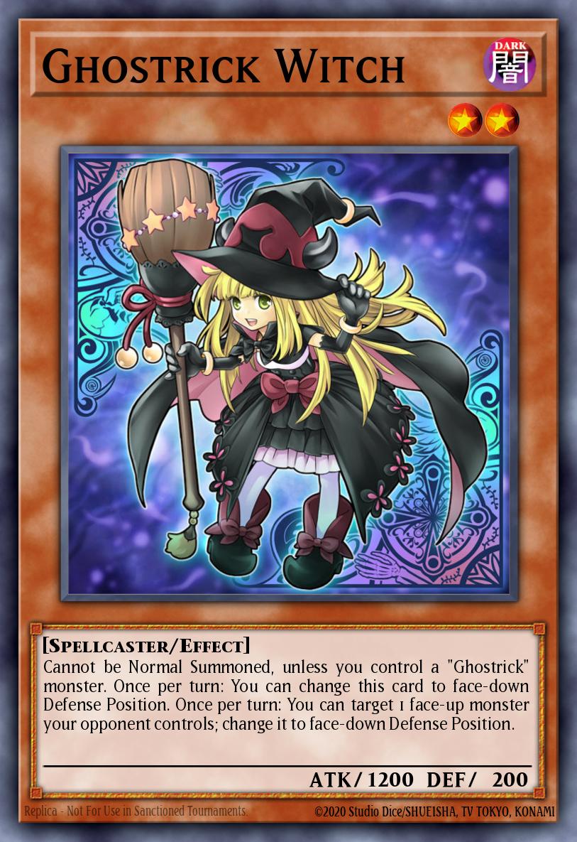 Ghostrick Witch Yu-Gi-Oh card
