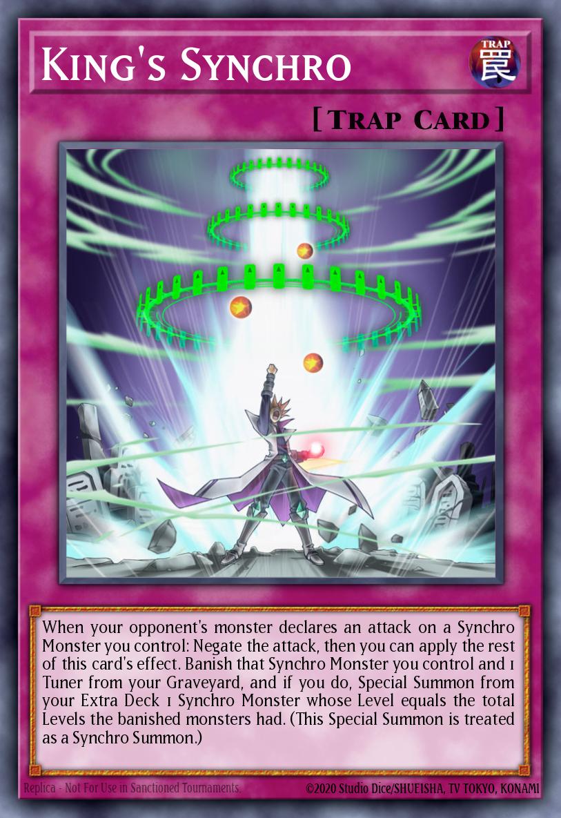 King's Synchro Yu-Gi-Oh card