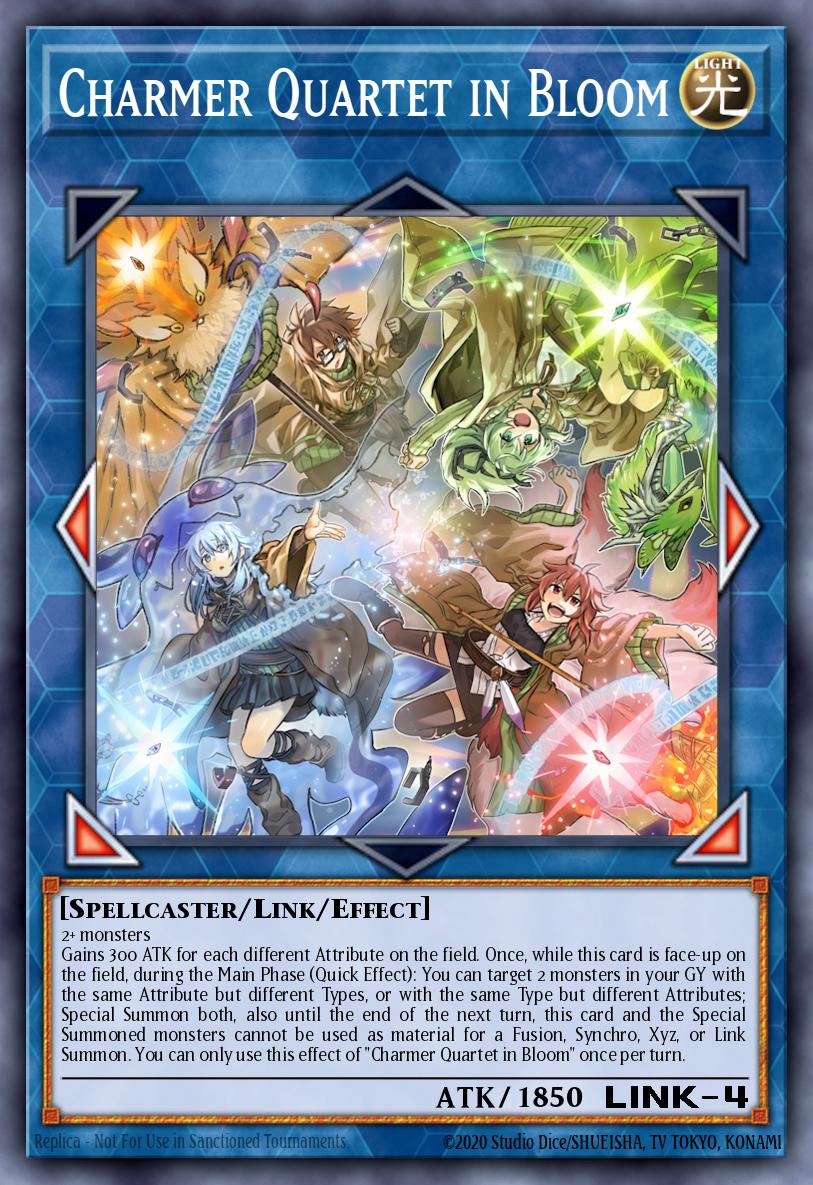 Charmer Quartet in Bloom Yu-Gi-Oh card