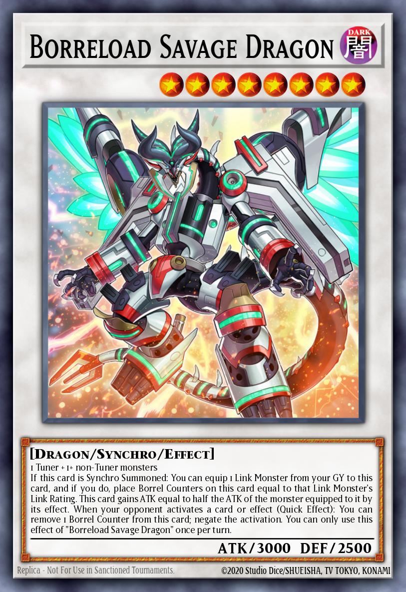 Borreload Savage Dragon Yu-Gi-Oh card