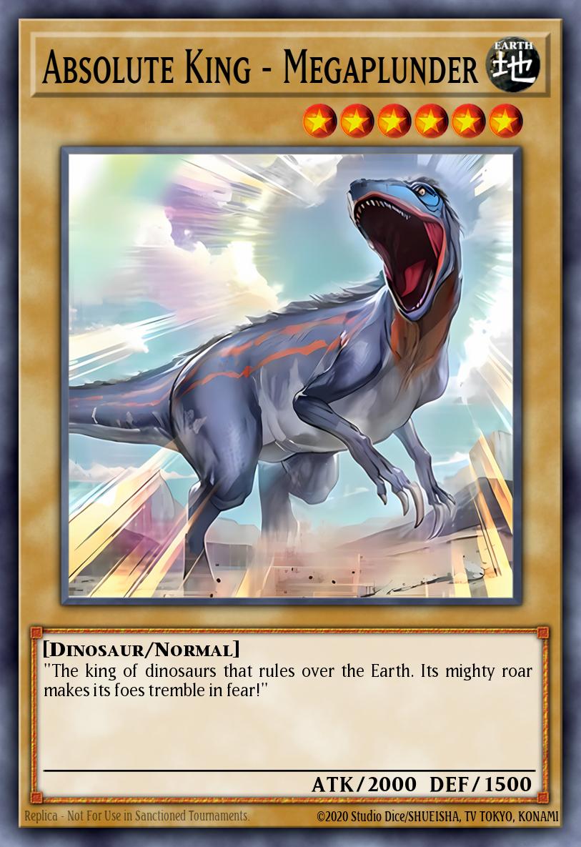 Absolute King - Megaplunder Yu-Gi-Oh card