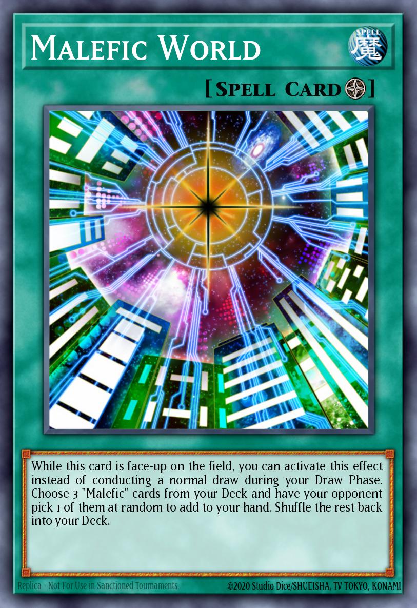 Malefic World Yu-Gi-Oh card