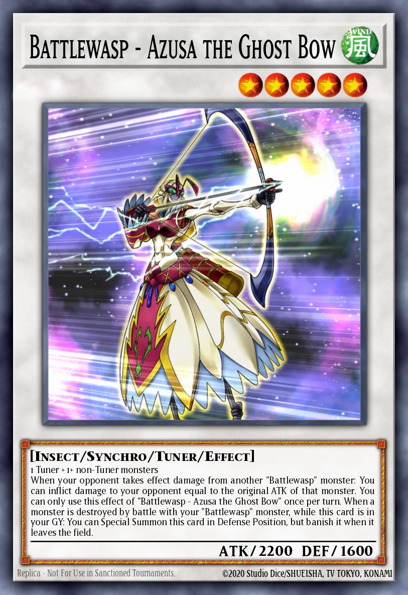 Battlewasp - Azusa the Ghost Bow Yu-Gi-Oh card