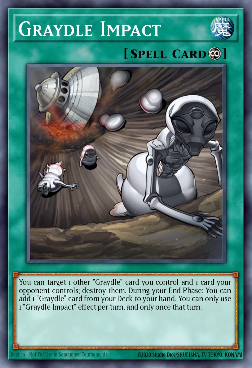 Graydle Impact Yu-Gi-Oh card