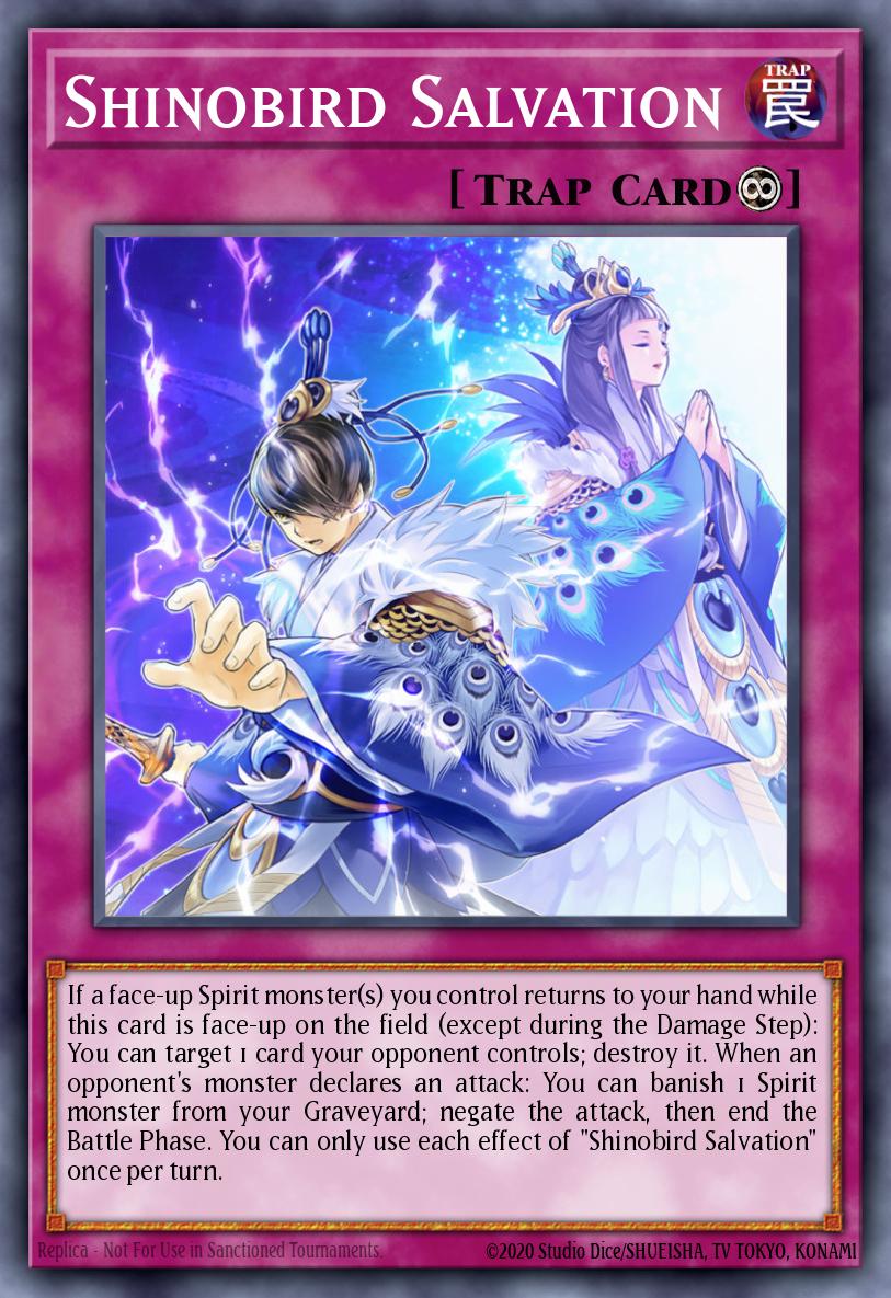 Shinobird Salvation Yu-Gi-Oh card