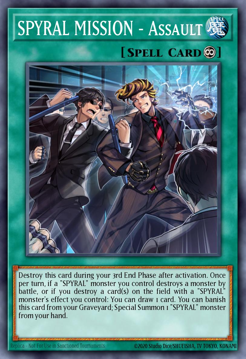 SPYRAL MISSION - Assault Yu-Gi-Oh card