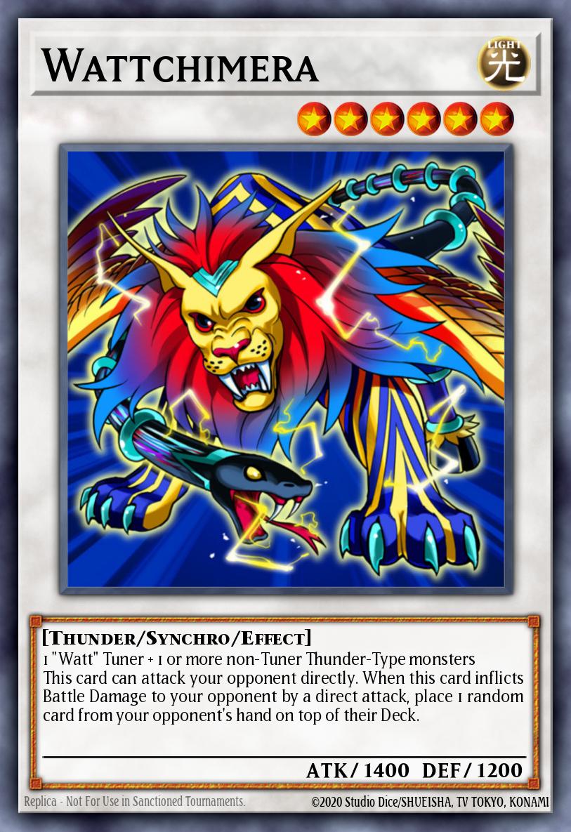 Wattchimera Yu-Gi-Oh card