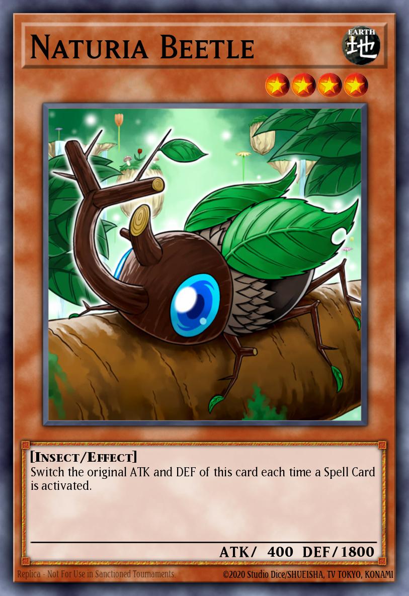 Naturia Beetle Yu-Gi-Oh card