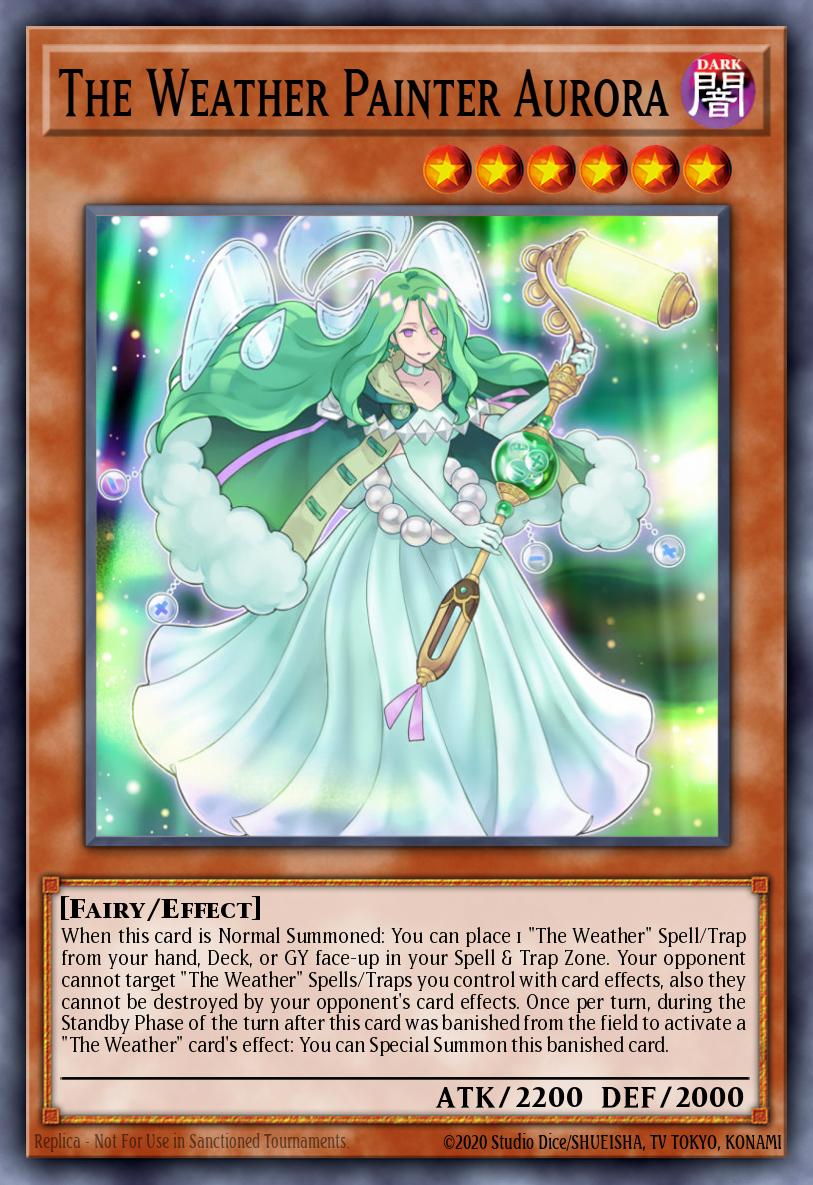 The Weather Painter Aurora Yu-Gi-Oh card