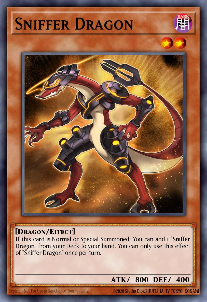 Sniffer Dragon Yu-Gi-Oh card