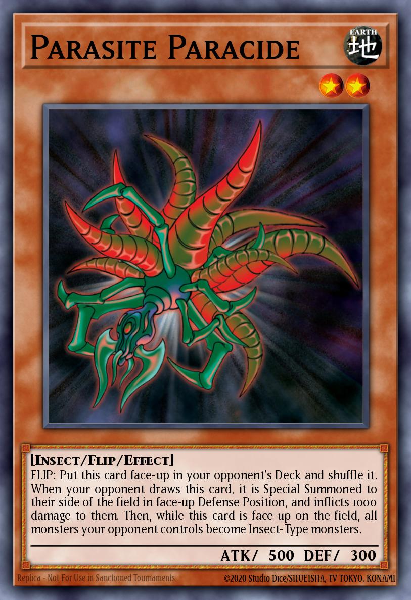 Parasite Paracide Yu-Gi-Oh card