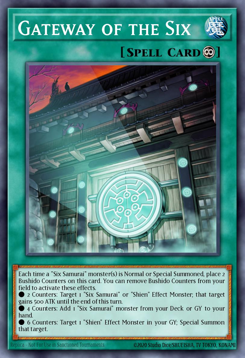 Gateway of the Six Yu-Gi-Oh card