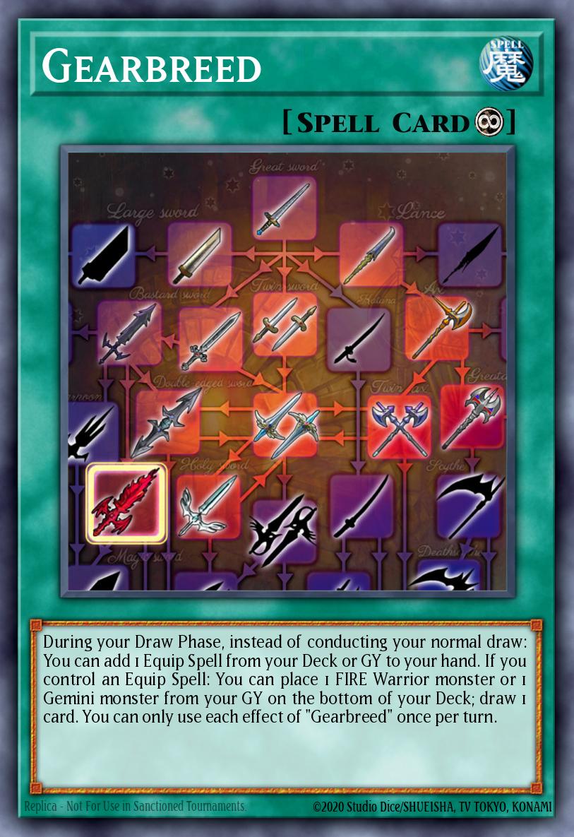 Gearbreed Yu-Gi-Oh card