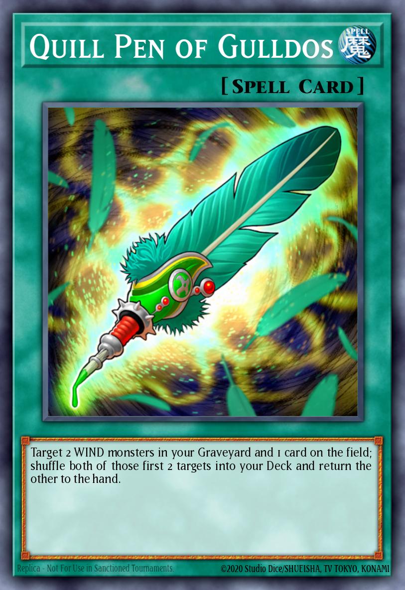 Quill Pen of Gulldos Yu-Gi-Oh card