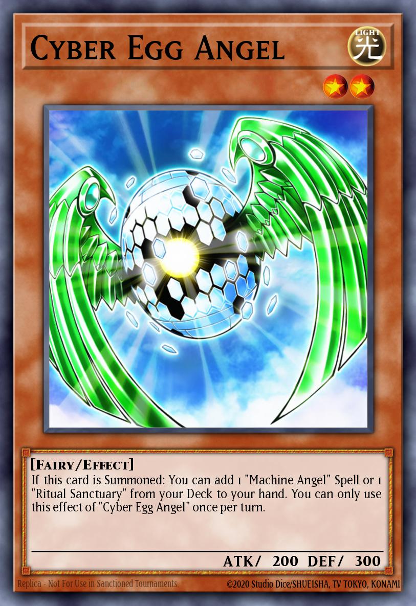 Cyber Egg Angel Yu-Gi-Oh card