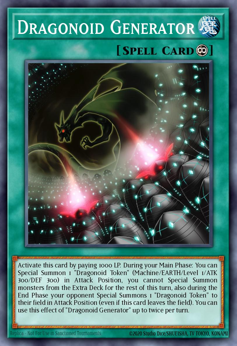 Dragonoid Generator Yu-Gi-Oh card
