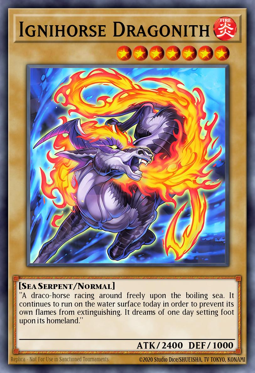 Ignihorse Dragonith Yu-Gi-Oh card