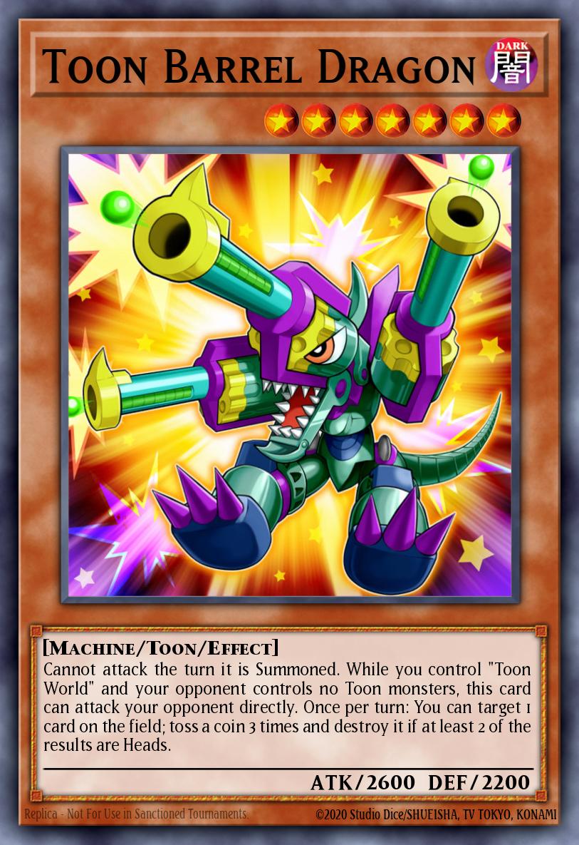 Toon Barrel Dragon Yu-Gi-Oh card