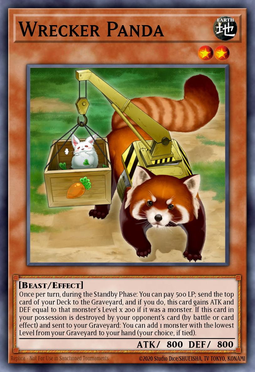 Wrecker Panda Yu-Gi-Oh card