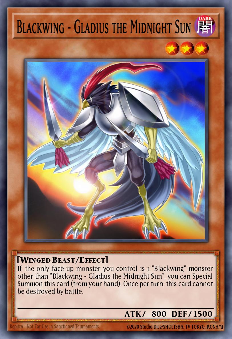 Blackwing - Gladius the Midnight Sun Yu-Gi-Oh card