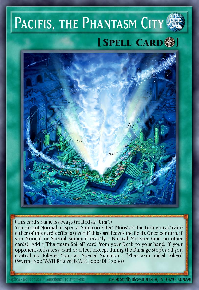 Pacifis, the Phantasm City Yu-Gi-Oh card