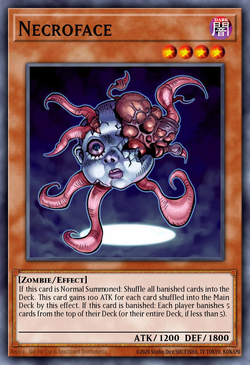 Necroface Yu-Gi-Oh card