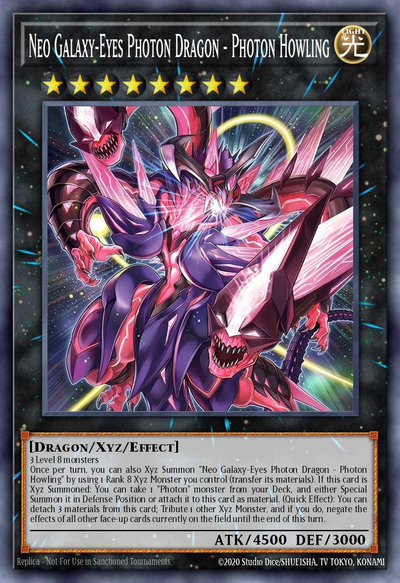 Neo Galaxy-Eyes Photon Dragon - Photon Howling Yu-Gi-Oh card