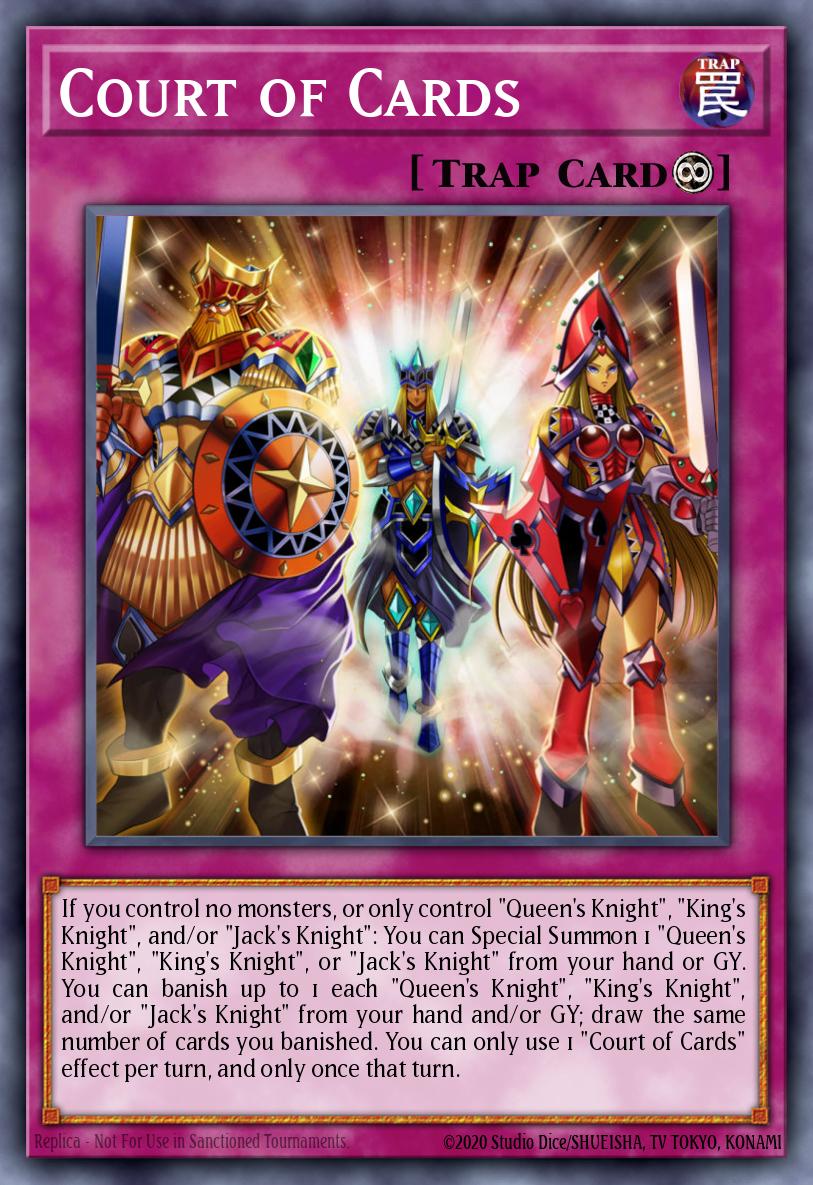 Court of Cards Yu-Gi-Oh card