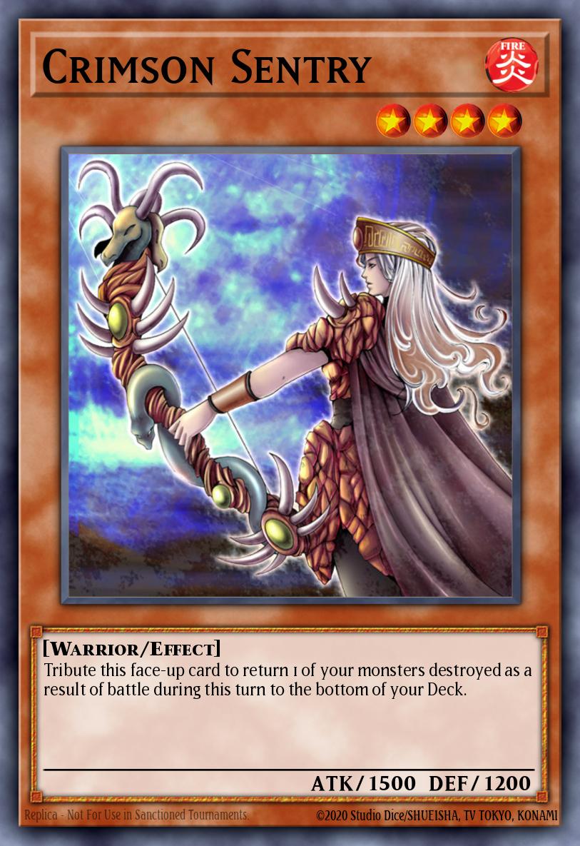 Crimson Sentry Yu-Gi-Oh card