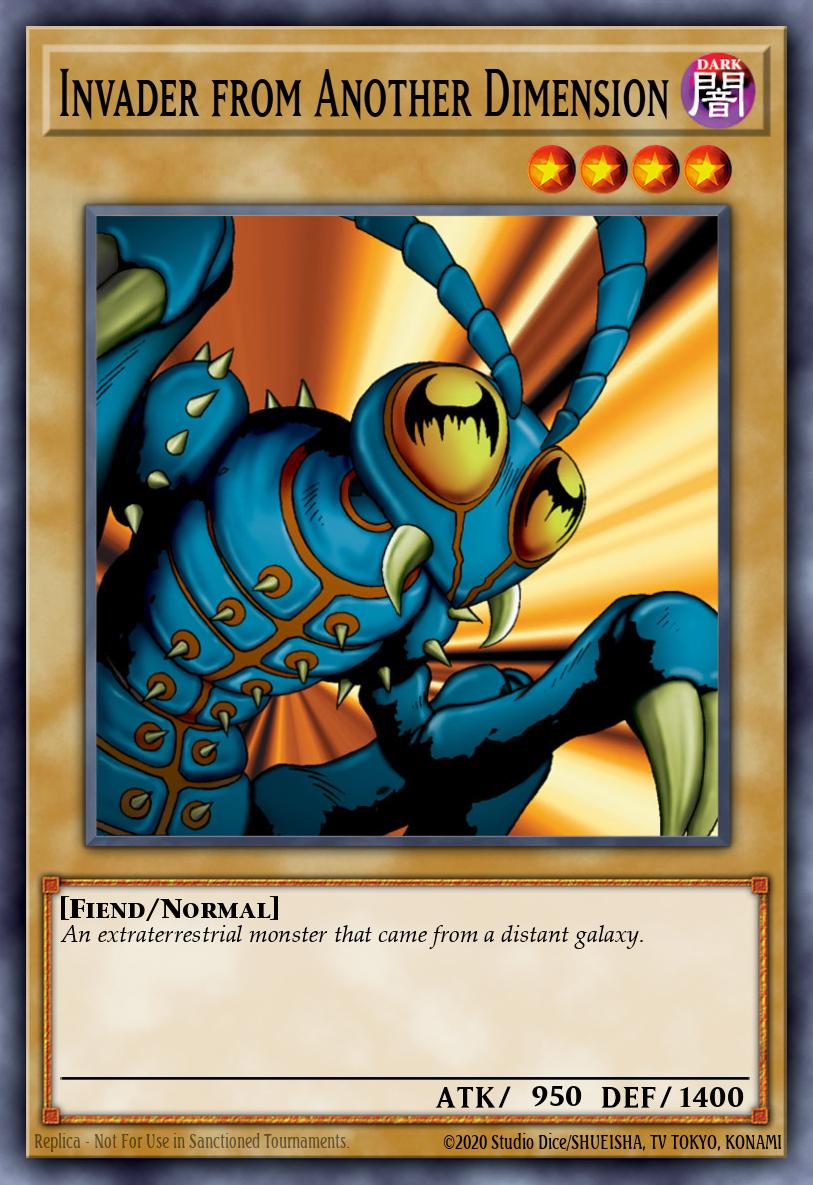 Invader from Another Dimension Yu-Gi-Oh card