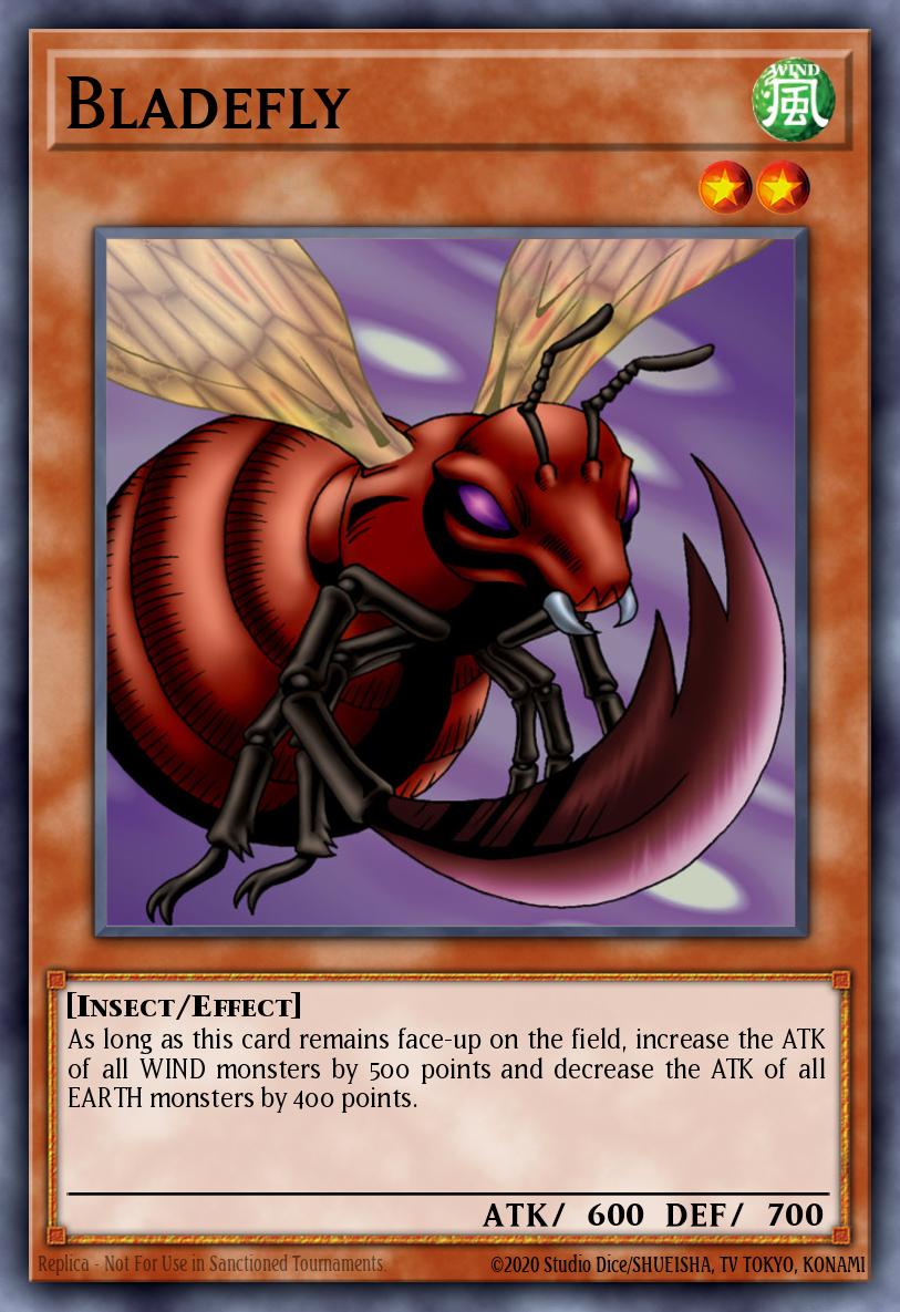 Bladefly Yu-Gi-Oh card