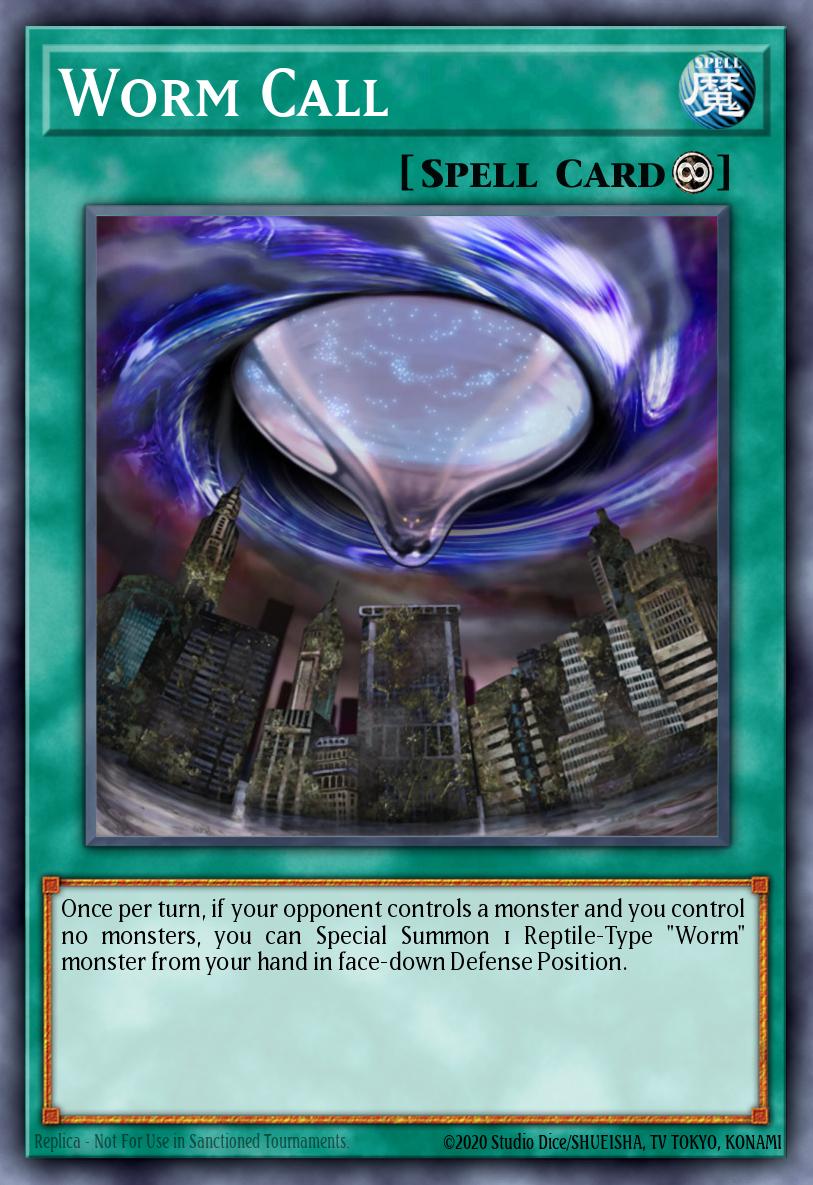 Worm Call Yu-Gi-Oh card