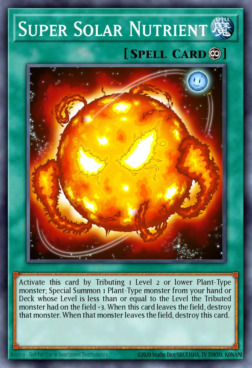 Super Solar Nutrient Yu-Gi-Oh card