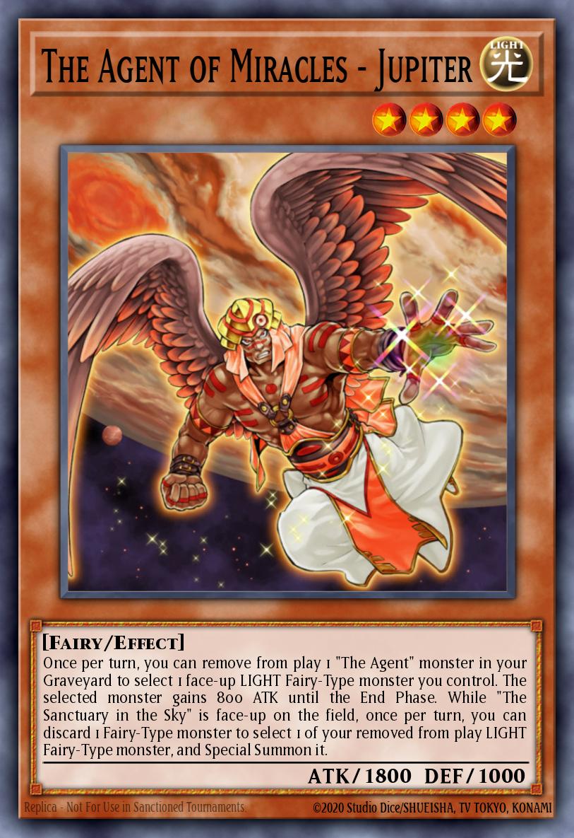 The Agent of Miracles - Jupiter Yu-Gi-Oh card
