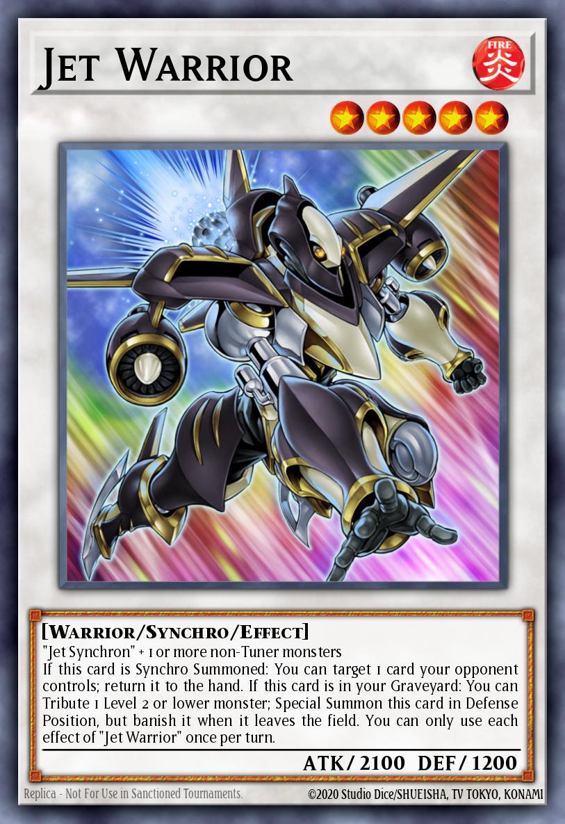 Jet Warrior Yu-Gi-Oh card