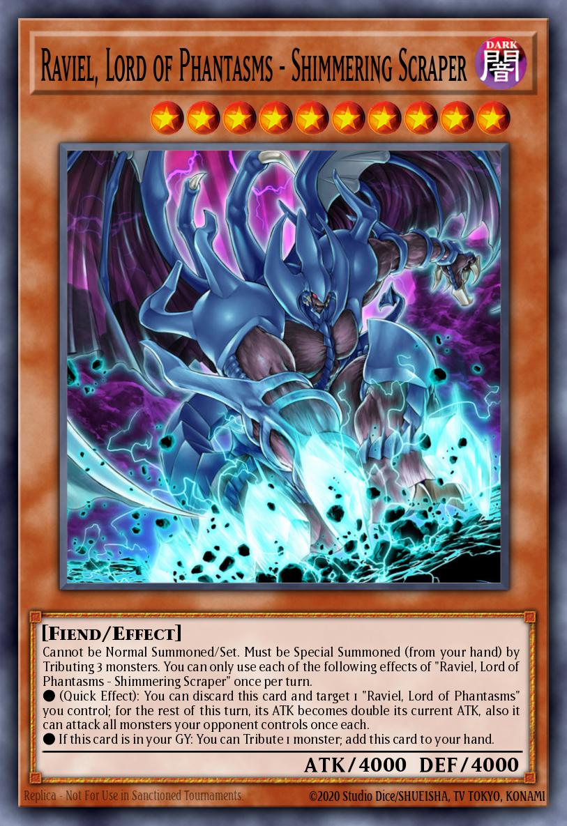 Raviel, Lord of Phantasms - Shimmering Scraper Yu-Gi-Oh card