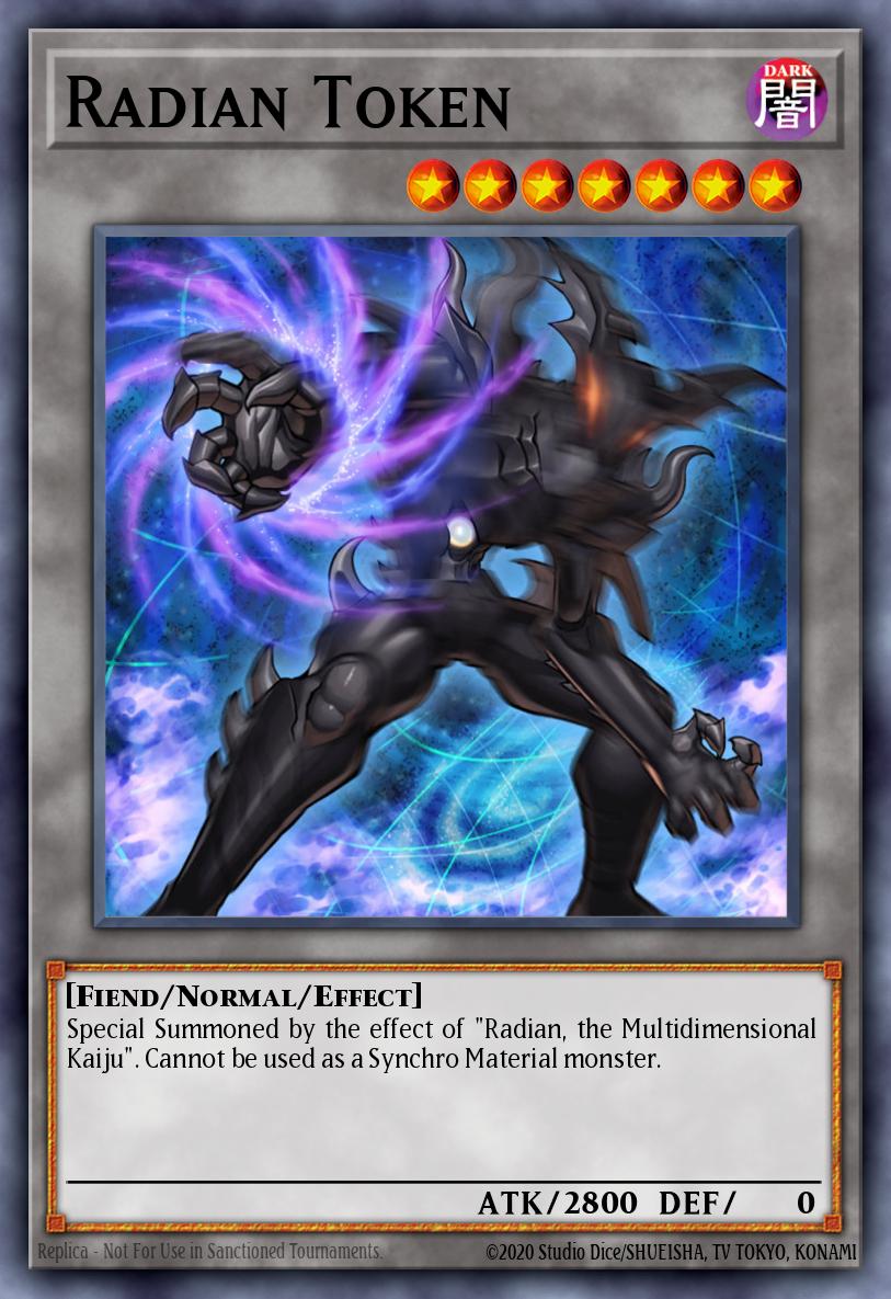 Radian Token Yu-Gi-Oh card