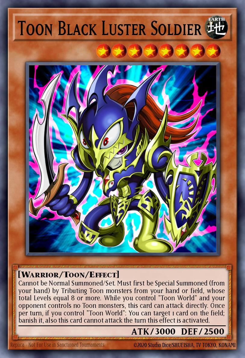 Toon Black Luster Soldier Yu-Gi-Oh card