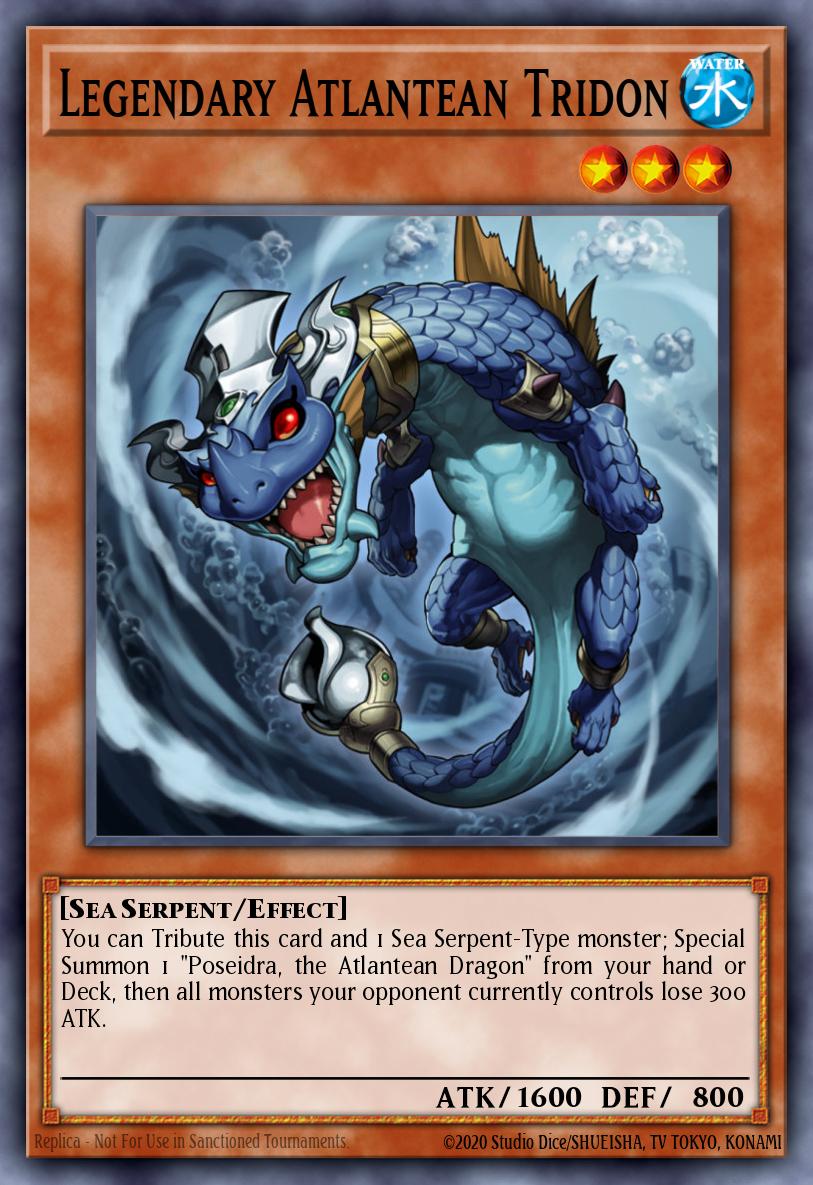 Legendary Atlantean Tridon Yu-Gi-Oh card